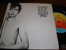 U2 NEW YEARS DAY UK ISLAND 45 PUSH OUT CENTER BONO EDGE