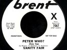 60's 45: VANITY FARE 'Peter Who?'  1967 LISTEN