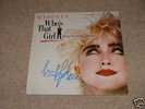 RARE SIGNED MADONNA WHO'S THAT GIRL OST LP GENUINE