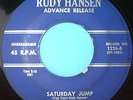 Rockabilly 45 rpm Rudy Hansen Saturday Jump