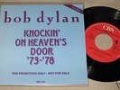 BOB DYLAN Knockin' on Heaven's Door 73-78 DUTCH promo