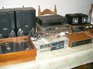 VINTAGE STEREO HI FI EQUIPMENT SONY THORENS SANYO + LPs