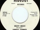 RARE-GARAGE-SUNDAY FUNNIES-45-RARE HIDEOUT LABEL-(NM-)