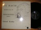 GERARD KESSLER cello BACH suites 2&4 FRENCH rare lp NM