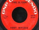 60's 45: TONY RITCHIE 'Comin On Strong' 1968  LISTEN