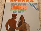 Mercury SR 90212, Paray, The Music of Chabrier, RFR1 E+