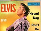 Sg.- ELVIS  PRESLEY - HOUND DOG -  orange -Year Cover