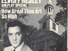 ELVIS - How Great Thou Art - RARE PROMO 45 & PIC SLEEVE