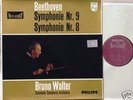 BRUNO WALTER Beethoven Symph. No 9 PHILIPS HI-FI STEREO