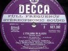 WBG ED1 DECCA ST SET 262/4 ROSSINI L'ITALIANA IN ALGERI