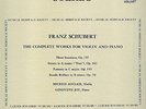 MHS(2 lps)/SCHUBERT/MICHELE AUCLAIR,violin/G.JOY, piano
