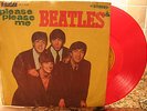 Beatles Please Please Me Red Vinyl LP Record Taiwan