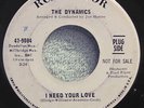 The Dynamics, 45 NORTHERN SOUL, I Need Your Love, RCA