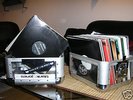 Plattenkoffer aus Aluminium mit 100 Platten