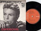 DAVID BOWIE RARE Australian Suffragette City PS EX+