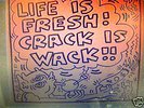 RAREST KEITH HARING ART COVER BIPO CRACK IS WACK