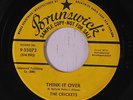 CRICKETS: Think It Over / Fool's Paradise 45 (dj) rare Oldies