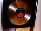 Mötley Crüe goldene Schallplatte gold record