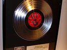 New Model Army platin Schallplatte platinum (goldene)