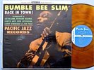 BUMBLE BEE SLIM Back In Town GOLD VINYL PACIFIC JAZZ 