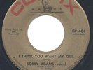 Very Rare Northern Soul/ Popcorn 45-Bobby Adams-I Think