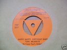 Tune Weavers - Happy Birthday Baby 1957 UK 45 DEMO