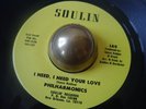 Philharmonics I Need Your Love MODERN NORTHERN SOUL 45