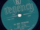 DEE CLARK - 24 BOY FRIENDS - 78 RPM - 1957 NEAR MINT
