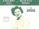 PATSY CLINE 45 w/ SLEEVE - WALKIN' AFTER MIDNIGHT