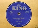 GREAT MAC CURTIS ROCKABILLY TWO-SIDER KING 78 EX+