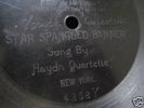 Berliner Gramophone Record STAR SPANGLED BANNER