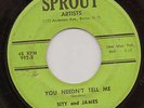 NORTHERN SOUL 45 RPM - SITY & JAMES - on SPROUT