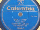 37) 78rpm GLENN MILLER ORCH.   BLUE WAX COLUMBIA 3058-D