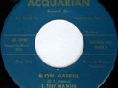 rare Black Gospel 45 E. TINY WATKINS blow gabriel