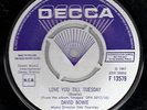 DAVID BOWIE RARE DECCA Love You Till Tuesday WL PROMO45