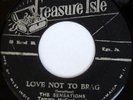 rare Jamaica Reggae 45 SENSATIONS love not to brag Hear