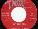 JAMES POLK & THE BROTHERS Just Plain Funk FUNK 45 hear