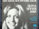 OLIVIA NEWTON JOHN Mon amour RARE French PS EX 7'