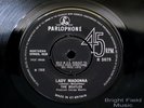 Beatles Lady Madonna UK 1st Press 45 + FAN CLUB INSERT