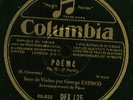 COLUMBIA(2 discs)(78RPM)/CHAUSSON