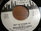 MALCOLM'S LOCKS - Get Up Stand Up rare afro funk 45