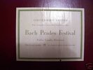 Bach Prades Festival 1st Ed. LP V-1-10, Casals Limited
