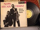 BILL BARRON TED CURSON 'NOW HEAR THIS'  mono LP