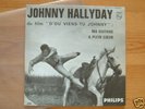 JOHNNY HALLYDAY 45 T ORIGINAL JUKE BOX TRES RARE 