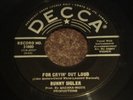 BUNNY SIGLER  For Cryin Out Loud  DECCA  NORTHERN