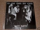 PATTI SMITH TO THE ONES SHE LOVES RARE RADIO SHOW DBL