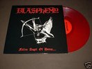 BLASPHEMY Fallen Angel LP Orig Red Vinyl Wild Rags 1990