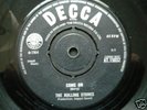 ROLLING STONES - Come On - RARE EXPORT AT15032 DECCA