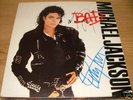 RARE 2x SIGNED MICHAEL JACKSON BAD QUINCY JONES