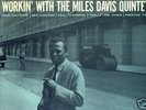 original mono Miles Davis LP/ WORKIN' WITH/ on Prestige